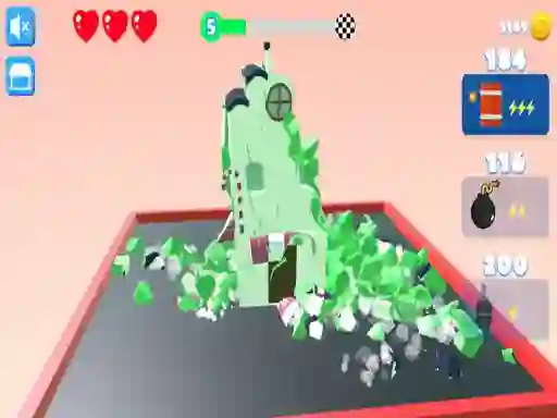 Jwèt Town Destroy sou entènèt