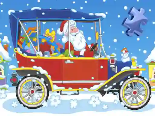 Jwèt Christmas Cars Jigsaw sou entènèt