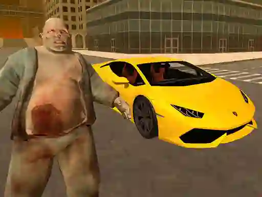 Jwèt Supercars Zombie Driving sou entènèt