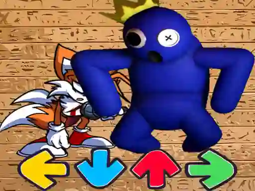 Jwèt FNF Rainbow Friends Battle Mod sou entènèt