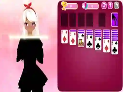 Jwèt Solitaire Girls 2 sou entènèt
