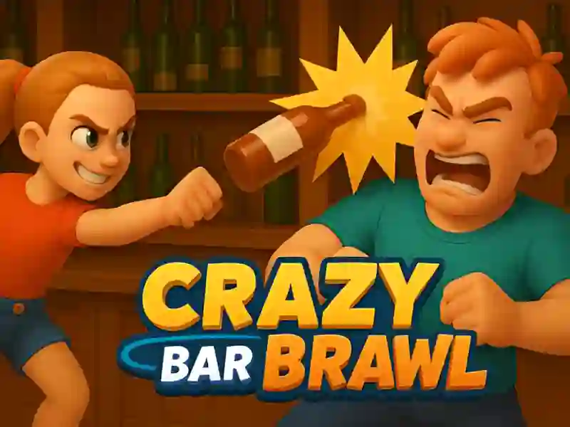Jwèt Crazy Bar Brawl sou entènèt