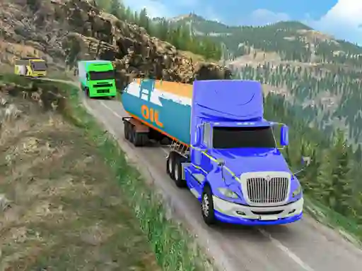 Jwèt Oil Tanker Transport Truck sou entènèt