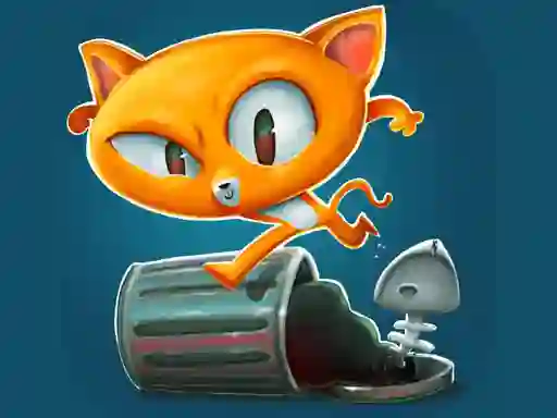 Jwèt Trash Cat sou entènèt