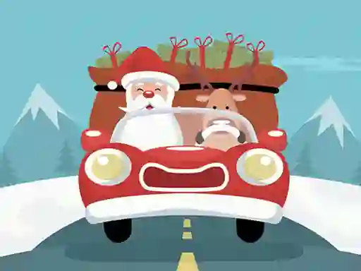 Jwèt Santa Giving Presents Jigsaw sou entènèt