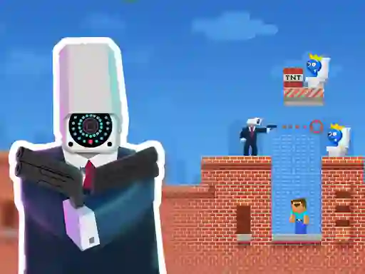 Jwèt Cameraman vs Toilets Puzzle sou entènèt