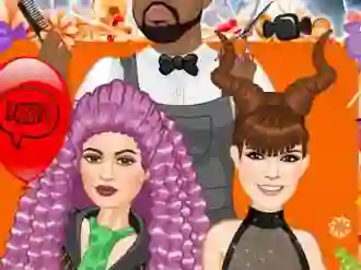Jwèt Jenner Sisters Spooky Hairstyles sou entènèt
