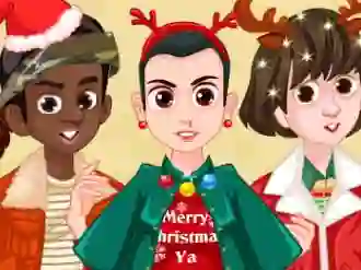 Jwèt Stranger things Christmas party sou entènèt