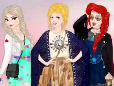 Jwèt Disney Princess Coachella sou entènèt