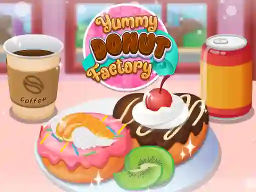 Jwèt Yummy Donut Factory sou entènèt