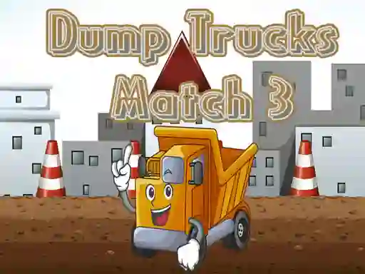 Jwèt Dump Trucks Match 3 sou entènèt