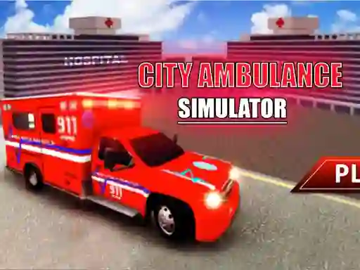 Jwèt City Ambulance Simulator sou entènèt