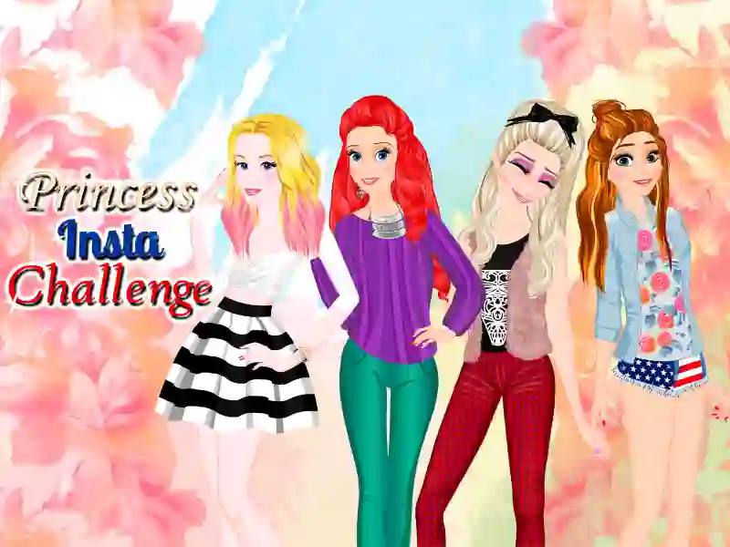 Jwèt Princesses: Instagram Challenge sou entènèt
