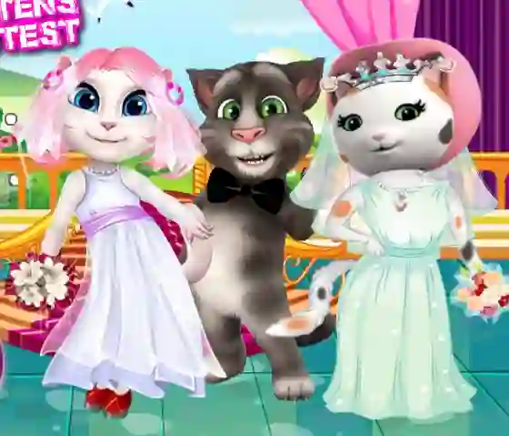 Jwèt White Kittens Bride Contest sou entènèt