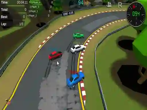 Jwèt Fantastic Pixel Car Racing sou entènèt