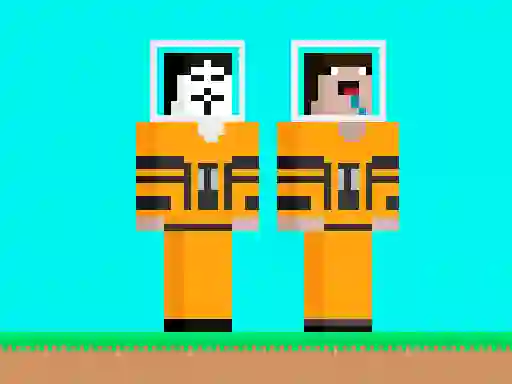 Jwèt Noob vs Hacker Diver Suit sou entènèt
