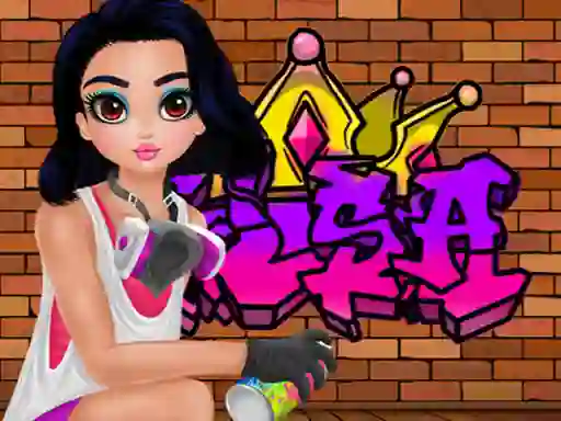Jwèt Princess Cool Graffiti sou entènèt