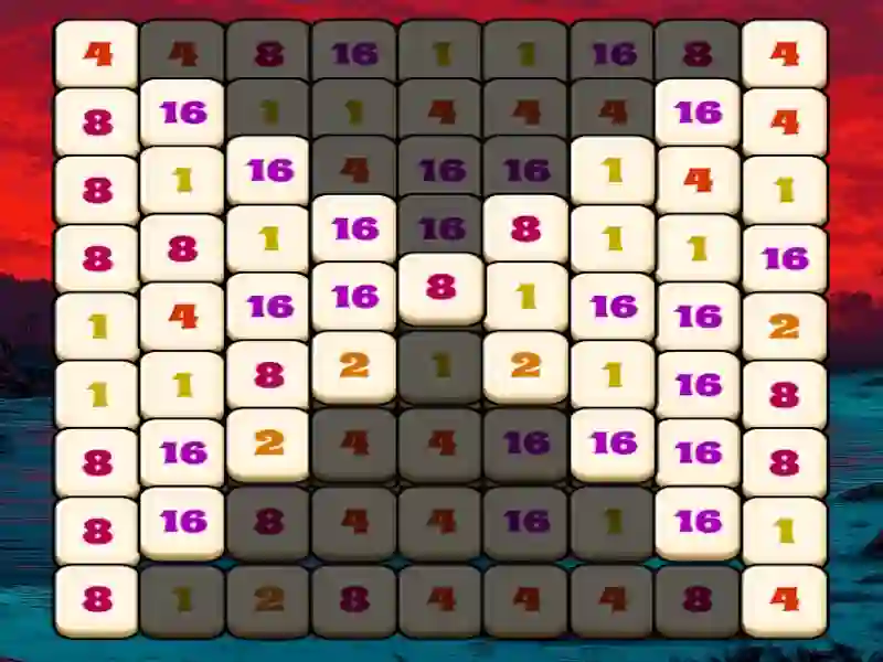 Jwèt Mahjong Merge sou entènèt