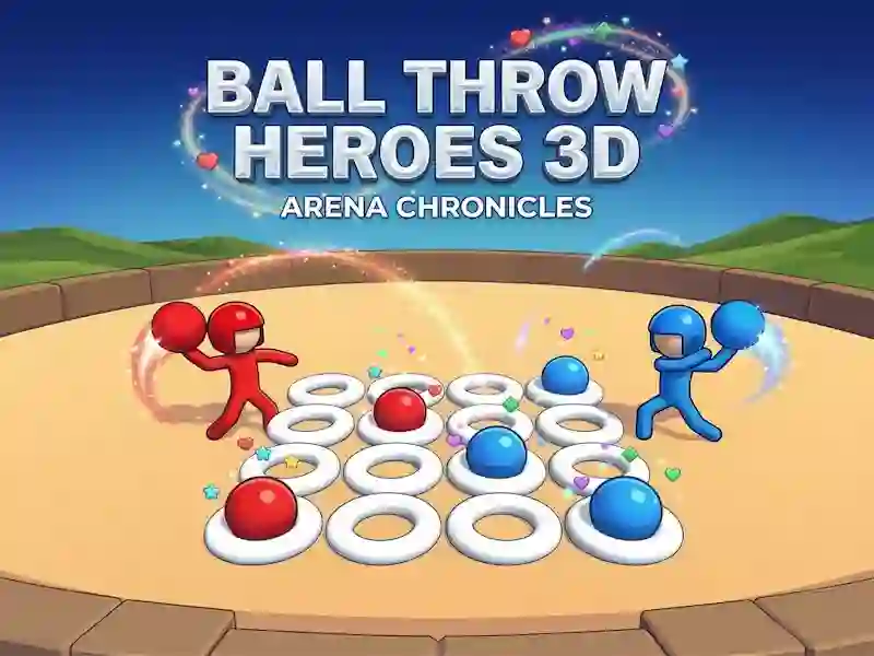 Jwèt Ball Throw Heroes 3D sou entènèt