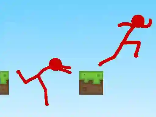 Jwèt Stickman Parkour sou entènèt