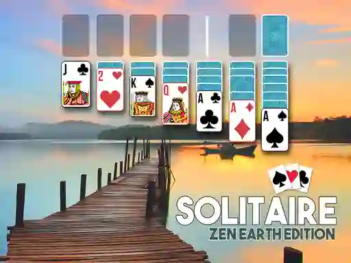 Jwèt Solitaire zen earth edition sou entènèt