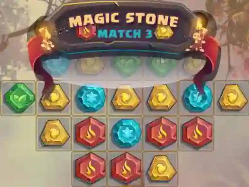 Jwèt Magic Stone Match 3 sou entènèt