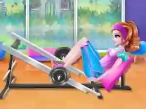 Jwèt Princesses: fitness against fat sou entènèt