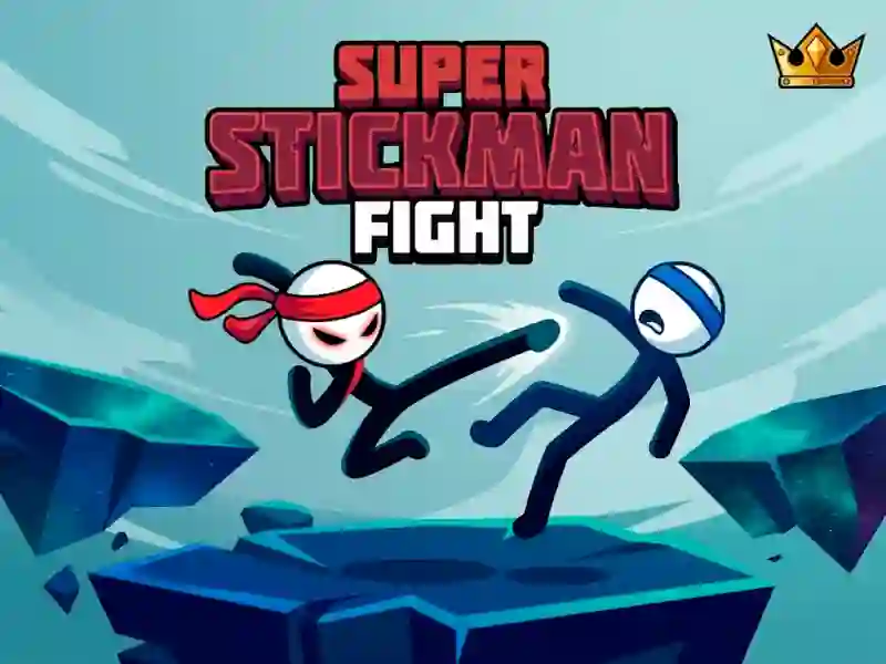 Jwèt Super Stickman Fight sou entènèt