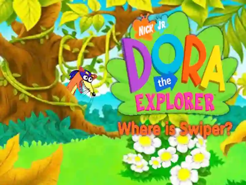 Jwèt Where's Swiper? sou entènèt