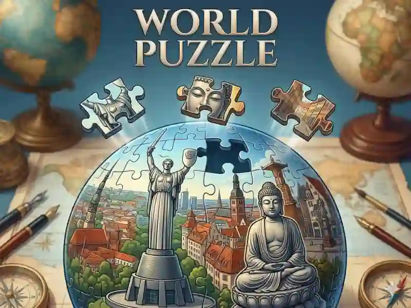Jwèt World Puzzle sou entènèt