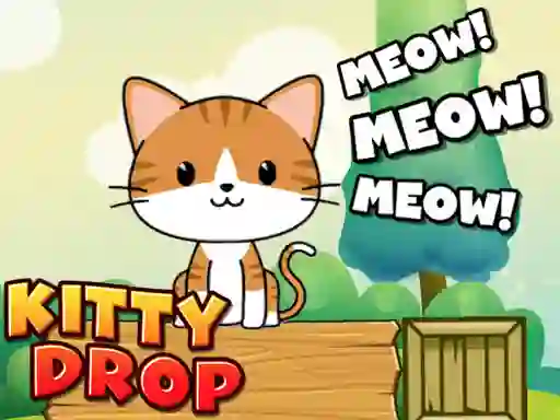 Jwèt Kitty Drop save the Kat sou entènèt