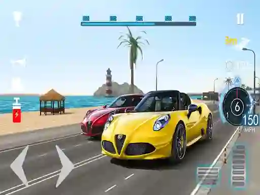 Jwèt City Car Racing sou entènèt