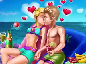 Jwèt Ellie Private Beach sou entènèt