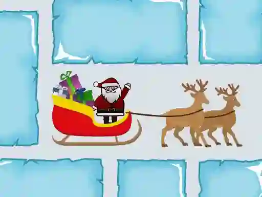 Jwèt Santa Slide sou entènèt