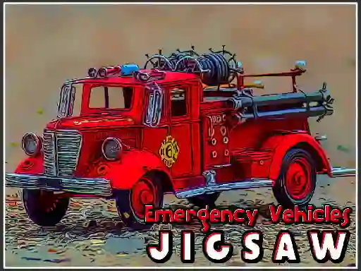 Jwèt Emergency Vehicles Jigsaw sou entènèt
