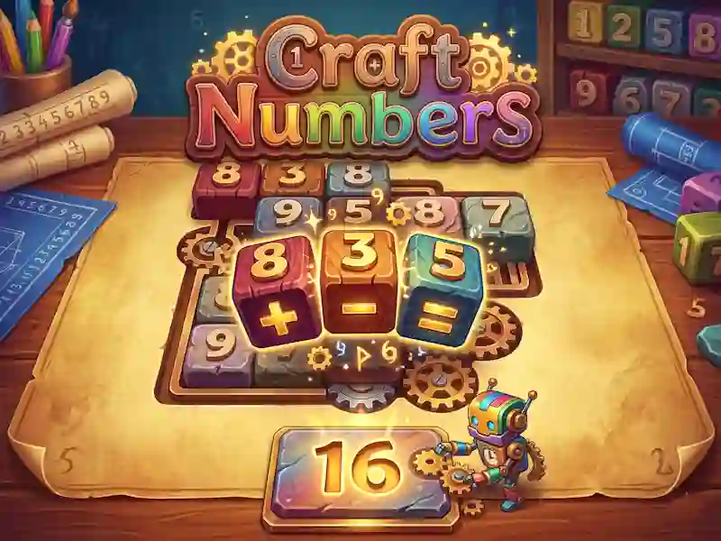 Jwèt Craft Numbers sou entènèt