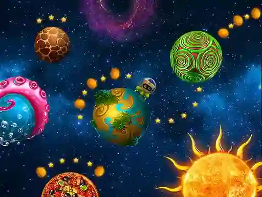 Jwèt Boxie Space Jump sou entènèt