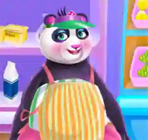 Jwèt Panda Manager sou entènèt