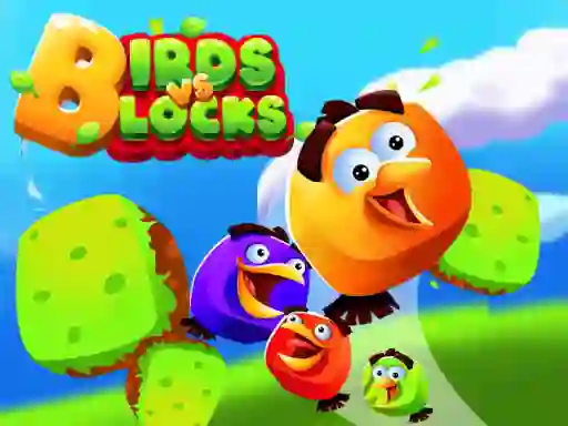 Jwèt Birds vs Blocks sou entènèt