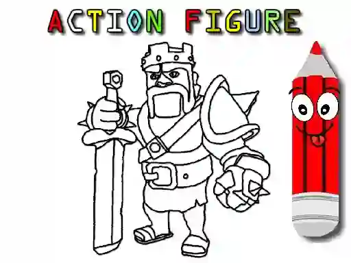 Jwèt Back To School: Action Figure Coloring sou entènèt
