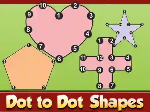 Jwèt Dot To Dot Shapes sou entènèt
