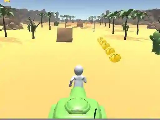 Jwèt 3D Desert Parkour sou entènèt