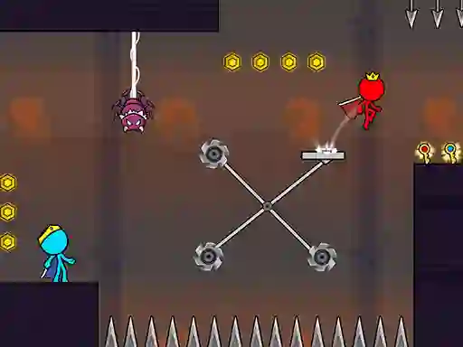 Jwèt Red and Blue Stickman 2 sou entènèt