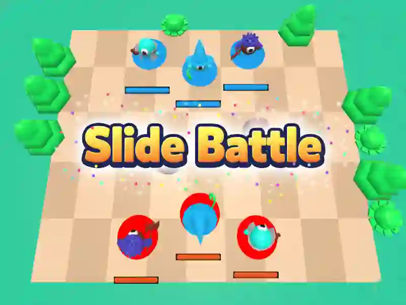 Jwèt Slide Battle sou entènèt