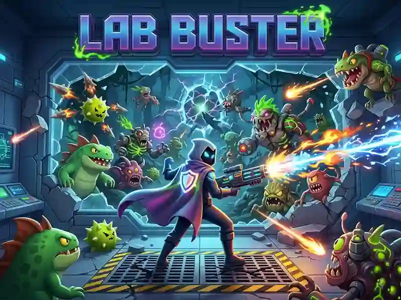Jwèt Lab Buster sou entènèt