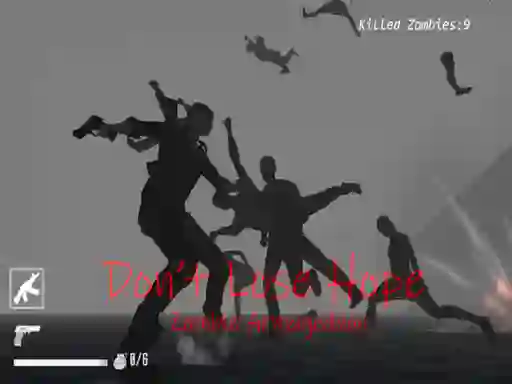 Jwèt Don`t Lose Hope Zombie Armageddon sou entènèt
