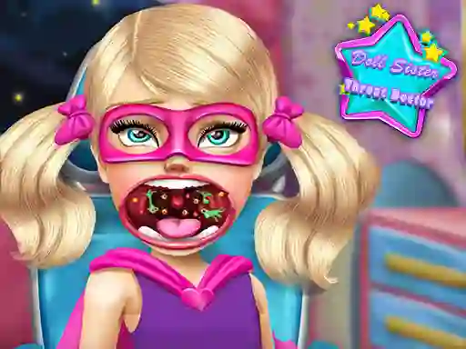 Jwèt Doll Sister Throat Doctor sou entènèt