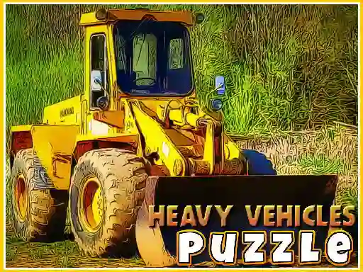 Jwèt Heavy Vehicles Puzzle sou entènèt