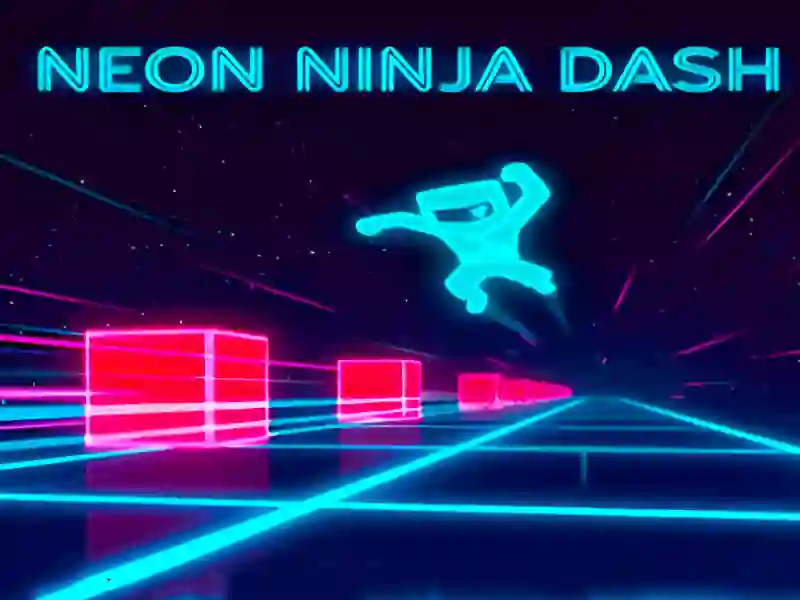 Jwèt Neon Ninja Dash sou entènèt