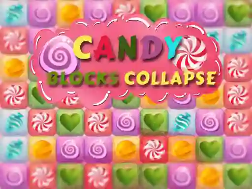 Jwèt Candy Blocks Collapse sou entènèt